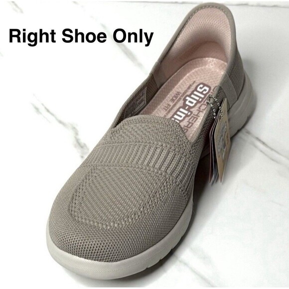 Skechers On The Go Slip-On Flex-Camellia RIGHT SHOE ONLY 7.5 Wide Fit Taupe  NWT - Picture 1 of 10